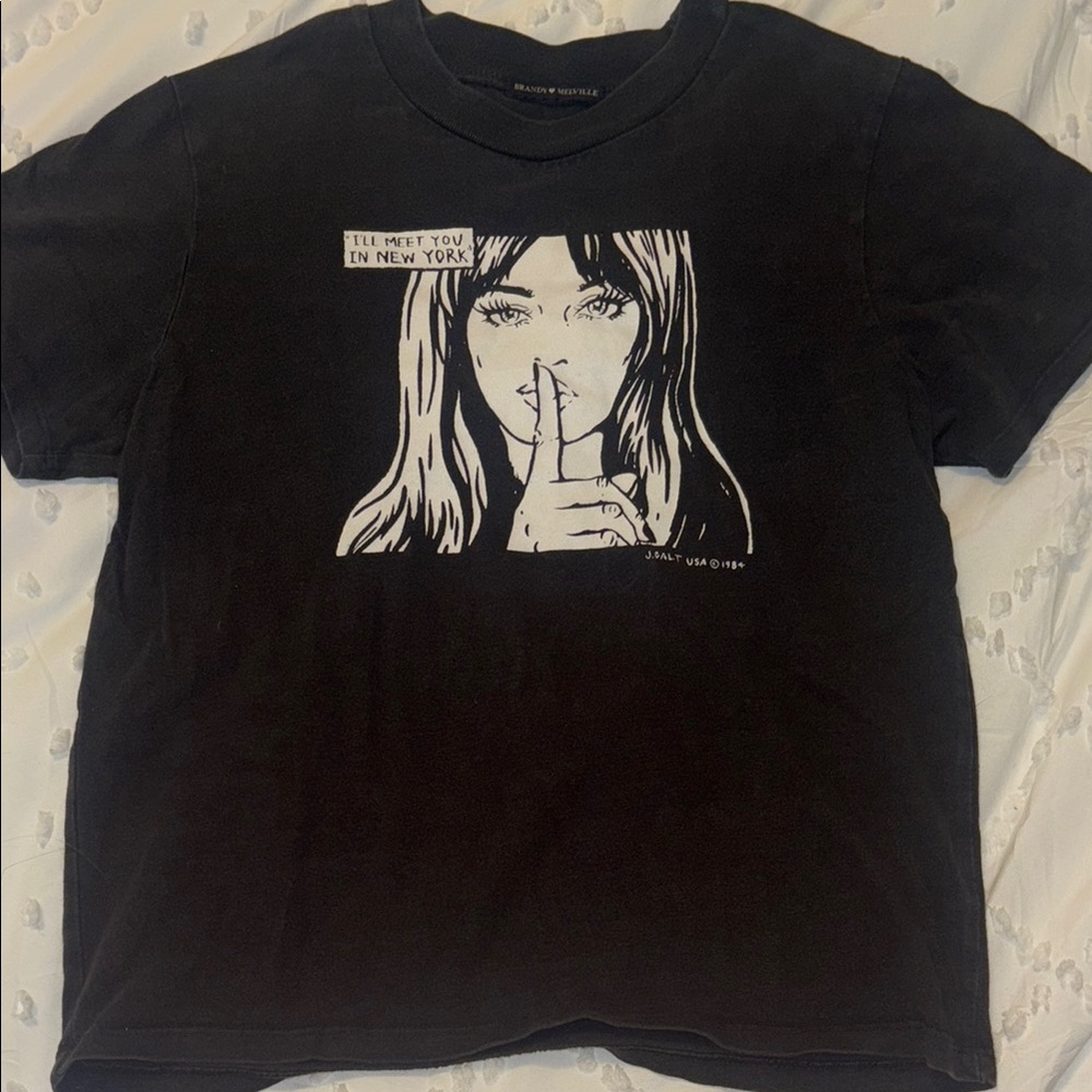 Brandy Melville Charcoal Tee